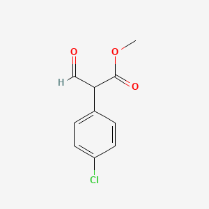 Methyl 2-(4-chlorophenyl)-3-oxopropanoate