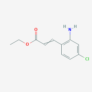 Ethyl 3-(2-amino-4-chlorophenyl)prop-2-enoate