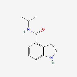 molecular formula C12H16N2O B15056848 N-Isopropylindoline-4-carboxamide CAS No. 1706436-20-5