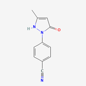 4-(3-Methyl-5-oxo-2,5-dihydro-pyrazol-1-yl)-benzonitrile