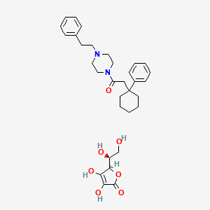 L-Ascorbic acid, compd. with 1-((1-phenylcyclohexyl)acetyl)-4-(2-phenylethyl)piperazine