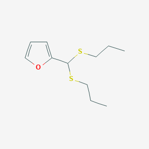 2-[Bis(propylsulfanyl)methyl]furan