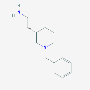 molecular formula C14H22N2 B15057201 (S)-2-(1-Benzylpiperidin-3-yl)ethanamine 