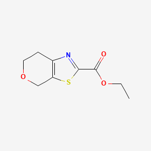 molecular formula C9H11NO3S B1505724 ETHYL 6,7-DIHYDRO-4H-PYRANO[4,3-D]THIAZOLE-2-CARBOXYLATE CAS No. 1141669-67-1