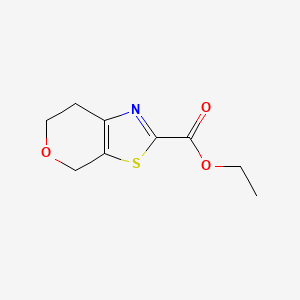 ethyl 6,7-dihydro-4H-pyrano[4,3-d][1,3]thiazole-2-carboxylate