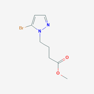 molecular formula C8H11BrN2O2 B15057289 Methyl 4-(5-bromo-1H-pyrazol-1-yl)butanoate 