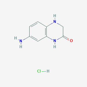 7-Amino-3,4-dihydroquinoxalin-2(1H)-one hydrochloride