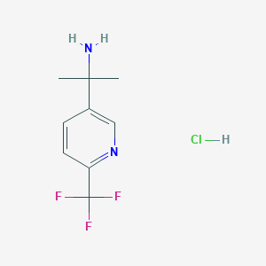 1-Methyl-1-(6-trifluoromethyl-pyridin-3-yl)-ethylamine hydrochloride