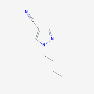 molecular formula C8H11N3 B15057356 1-Butyl-1H-pyrazole-4-carbonitrile 