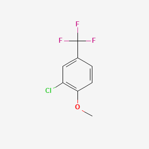 molecular formula C8H6ClF3O B1505749 3-Chloro-4-methoxybenzotrifluoride CAS No. 1214340-18-7
