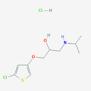 1-(2-Chloro-4-thienyloxy)-3-isopropylamino-2-propanol hydrochloride