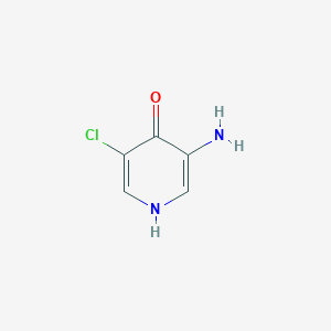 molecular formula C5H5ClN2O B15057609 3-Amino-5-chloropyridin-4(1H)-one 