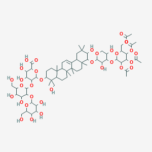 molecular formula C67H104O33 B150577 Acetylsoyasaponin A1 CAS No. 118194-13-1