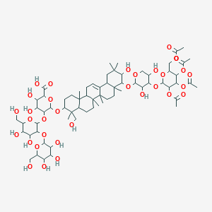 molecular formula C67H104O33 B150577 soyasaponin Ab CAS No. 118194-13-1
