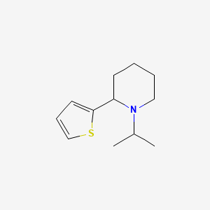 molecular formula C12H19NS B15057700 1-Isopropyl-2-(thiophen-2-yl)piperidine 