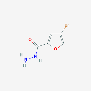 molecular formula C5H5BrN2O2 B15057719 4-Bromofuran-2-carbohydrazide 