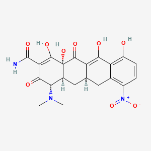 molecular formula C21H21N3O9 B1505796 Nitrocycline CAS No. 5585-59-1