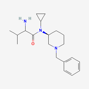 molecular formula C20H31N3O B15058019 2-amino-N-[(3S)-1-benzylpiperidin-3-yl]-N-cyclopropyl-3-methylbutanamide 