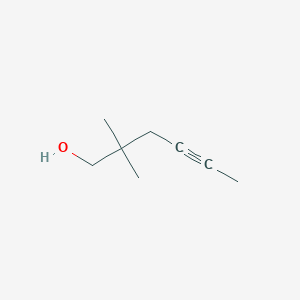 molecular formula C8H14O B1505806 2,2-Dimethylhex-4-yn-1-ol 