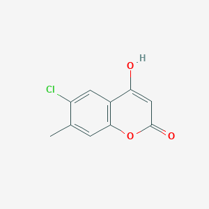 6-Chloro-4-hydroxy-7-methyl-2H-chromen-2-one