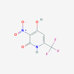 3-Nitro-6-(trifluoromethyl)pyridine-2,4-diol