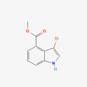 molecular formula C10H8BrNO2 B1505854 Methyl 3-bromoindole-4-carboxylate CAS No. 1093759-60-4