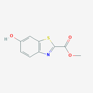 molecular formula C9H7NO3S B150586 甲基6-羟基苯并噻唑-2-羧酸酯 CAS No. 129058-56-6