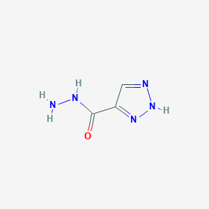 molecular formula C3H5N5O B1505871 1H-1,2,3-triazole-4-carbohydrazide CAS No. 24650-17-7