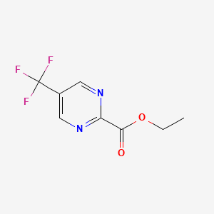 molecular formula C8H7F3N2O2 B15058728 Ethyl 5-(trifluoromethyl)pyrimidine-2-carboxylate 