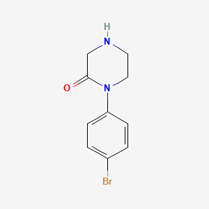 molecular formula C10H11BrN2O B1505875 1-(4-Bromophenyl)piperazin-2-one CAS No. 877679-22-6