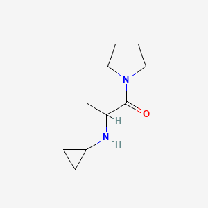 molecular formula C10H18N2O B15058799 2-(Cyclopropylamino)-1-(pyrrolidin-1-yl)propan-1-one 