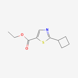 molecular formula C10H13NO2S B15058849 Ethyl 2-cyclobutylthiazole-5-carboxylate 