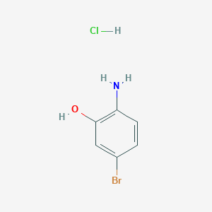 molecular formula C6H7BrClNO B1505894 2-Amino-5-bromophenol hydrochloride CAS No. 858014-02-5