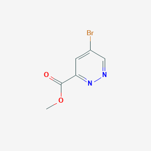 molecular formula C6H5BrN2O2 B15058967 Methyl 5-bromopyridazine-3-carboxylate CAS No. 1256826-30-8