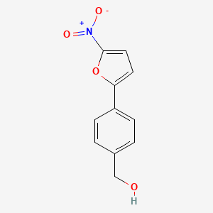 molecular formula C11H9NO4 B15058976 (4-(5-Nitrofuran-2-yl)phenyl)methanol 