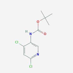 molecular formula C10H12Cl2N2O2 B15059102 tert-Butyl (4,6-dichloropyridin-3-yl)carbamate 