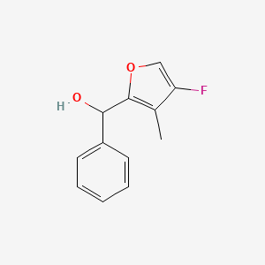 molecular formula C12H11FO2 B15059243 (4-Fluoro-3-methylfuran-2-yl)(phenyl)methanol 
