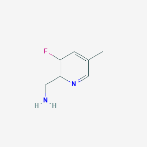 molecular formula C7H9FN2 B15059295 (3-Fluoro-5-methylpyridin-2-YL)methanamine 