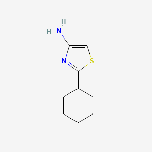 molecular formula C9H14N2S B15059296 2-Cyclohexylthiazol-4-amine CAS No. 1159815-76-5