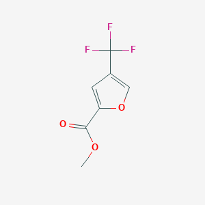molecular formula C7H5F3O3 B15059372 Methyl 4-(trifluoromethyl)furan-2-carboxylate 