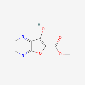 molecular formula C8H6N2O4 B1505938 Methyl 7-hydroxyfuro[2,3-b]pyrazine-6-carboxylate 