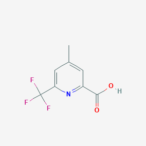 molecular formula C8H6F3NO2 B15059398 4-Methyl-6-(trifluoromethyl)picolinic acid 
