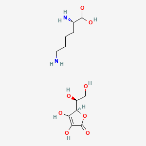 molecular formula C12H22N2O8 B1505942 Lysine ascorbate CAS No. 24404-95-3