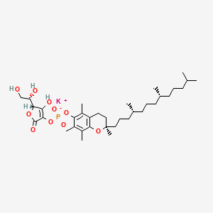 molecular formula C35H56KO10P B1505944 Potassium ascorbyl tocopheryl phosphate CAS No. 127061-56-7