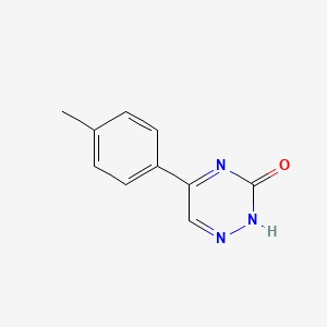 molecular formula C10H9N3O B15059451 5-(p-Tolyl)-1,2,4-triazin-3(2H)-one CAS No. 1199767-11-7