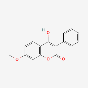 molecular formula C16H12O4 B1505956 4-Hydroxy-7-methoxy-3-phenylcoumarin CAS No. 2555-24-0