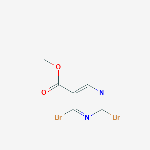 molecular formula C7H6Br2N2O2 B15059738 Ethyl 2,4-dibromopyrimidine-5-carboxylate 