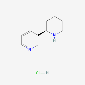 molecular formula C10H15ClN2 B15059935 (R)-3-(Piperidin-2-yl)pyridine hydrochloride 