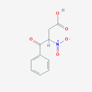 molecular formula C10H9NO5 B15060503 3-Nitro-4-oxo-4-phenylbutanoic acid 