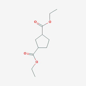 molecular formula C11H18O4 B15060534 Diethyl cyclopentane-1,3-dicarboxylate 